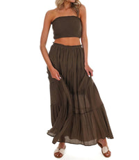 Hyfve - Women's Better People Two Piece Maxi Skirt Set