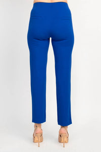 Nicole Miller - Women's Banded Mid Waist Solid Millennium Pant