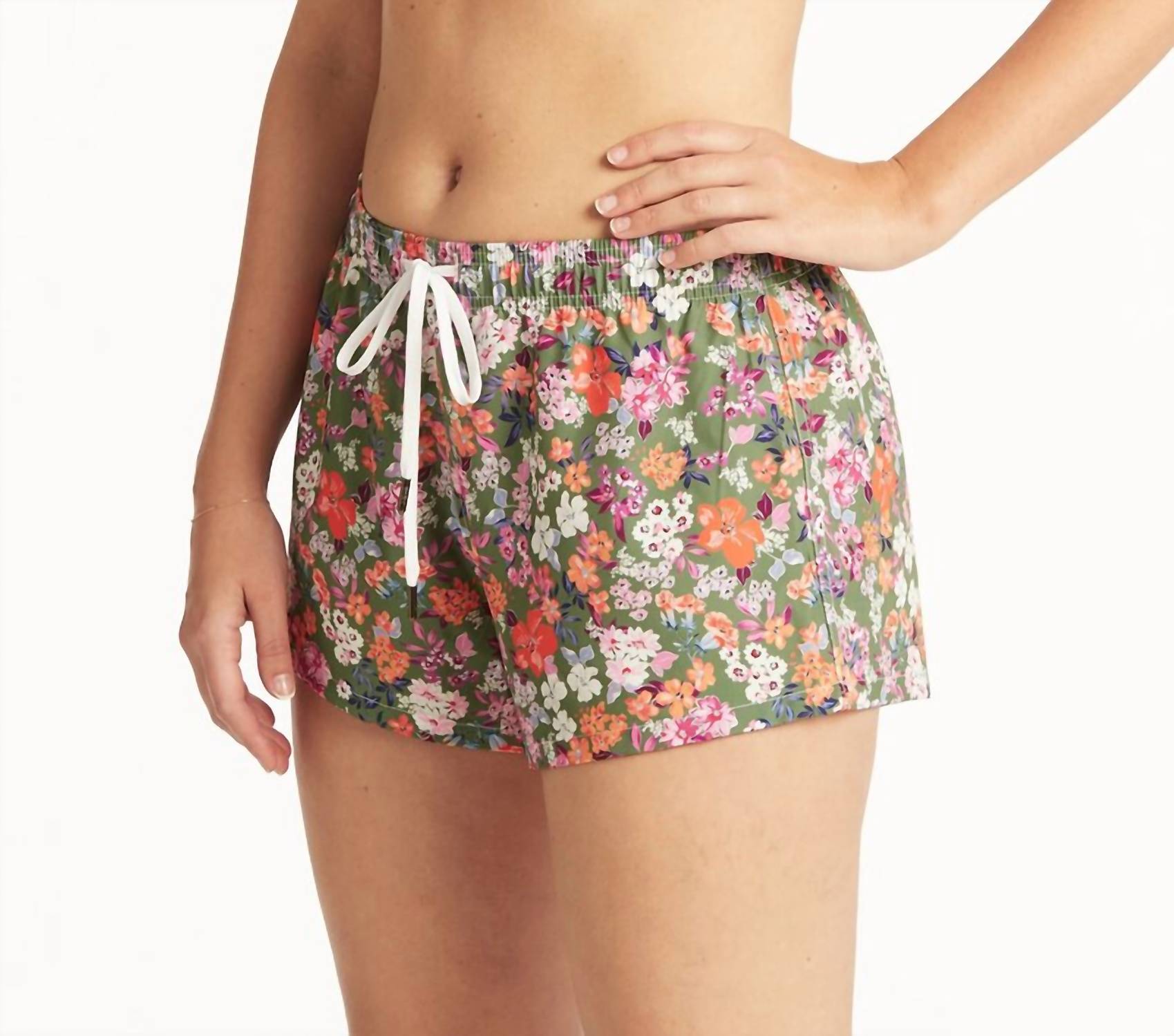 Sea Level Australia Women's Parkland Surf Short in khaki - women's swimwear