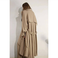 Mulla - Back Pleated Trench Coat