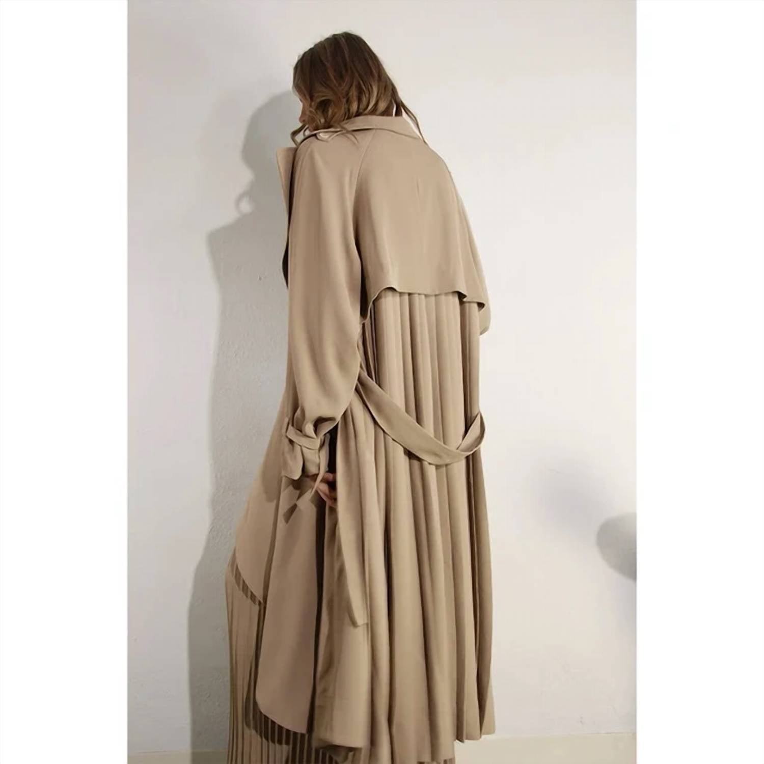 Mulla - Back Pleated Trench Coat
