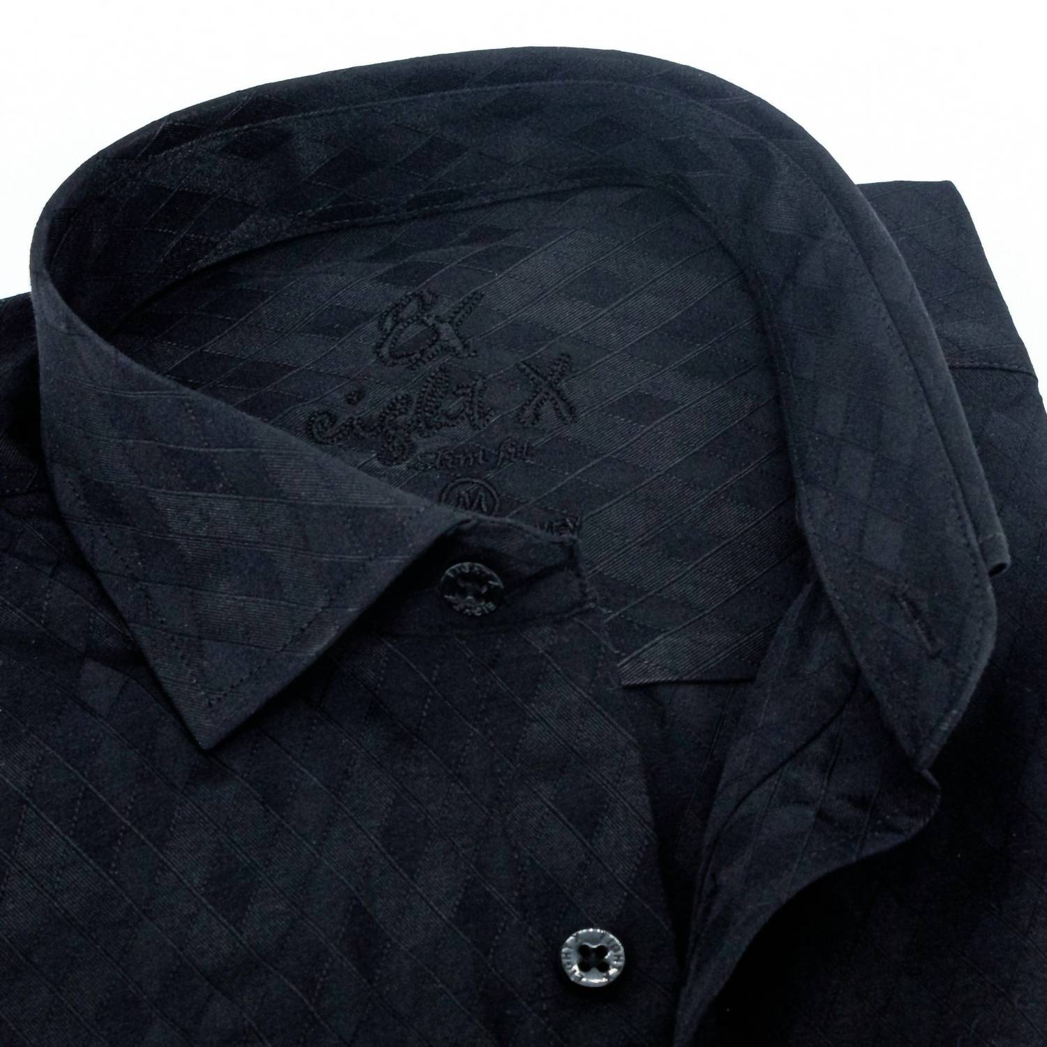 Eight X - Men's Argyle Jacquard Button Down Shirt
