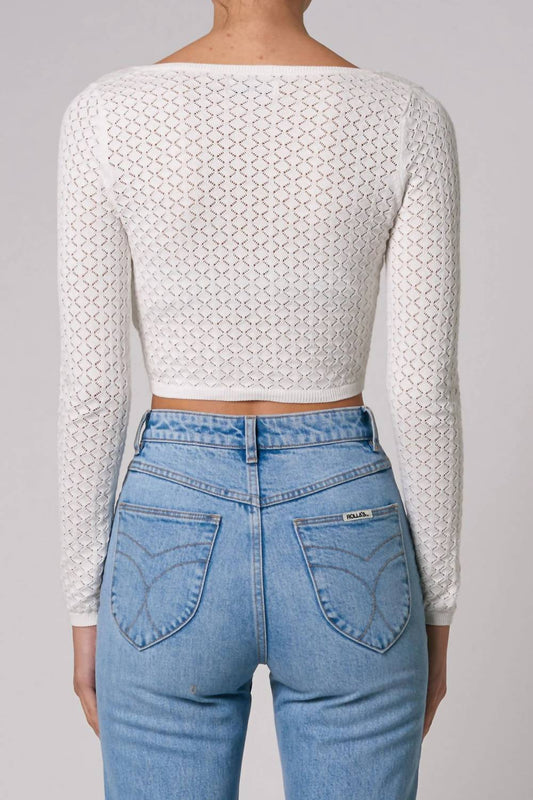 Rolla'S - Diamond Knit Scoop Top