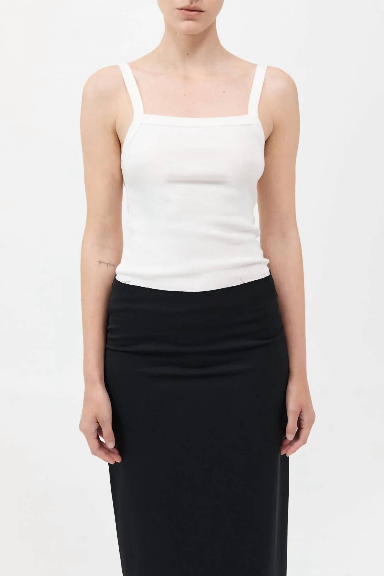 St. Agni - Organic Cotton Square Neck Tank