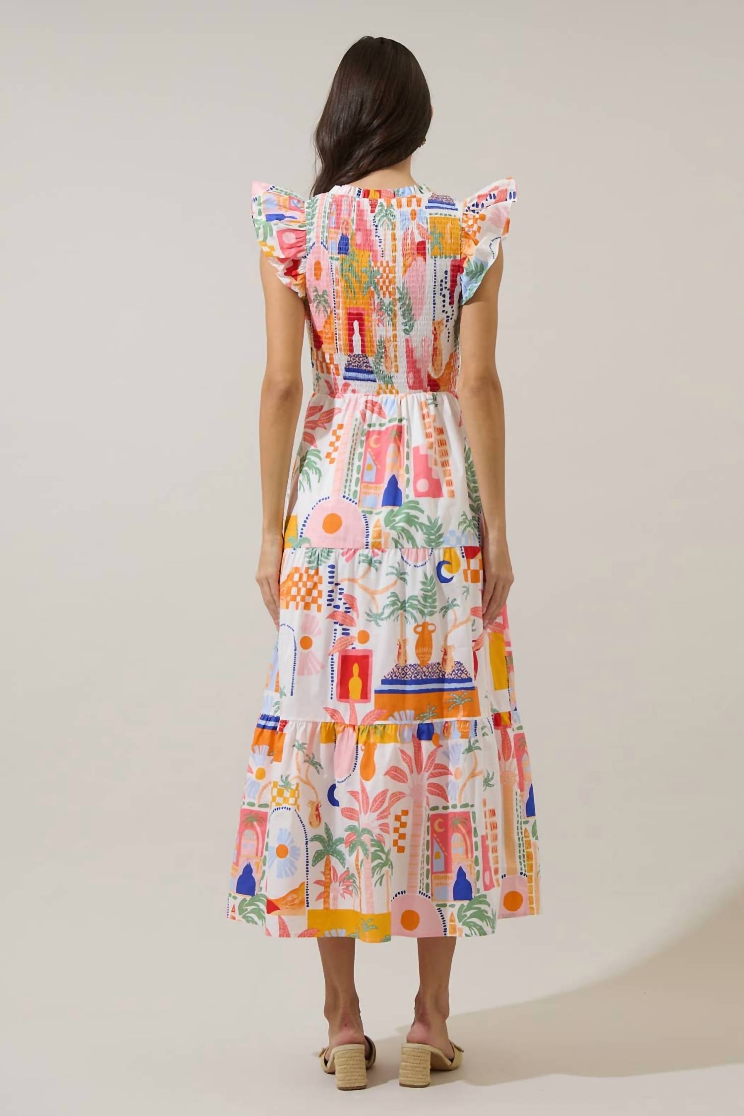 Sugarlips - Petrolia Town Midi Dress