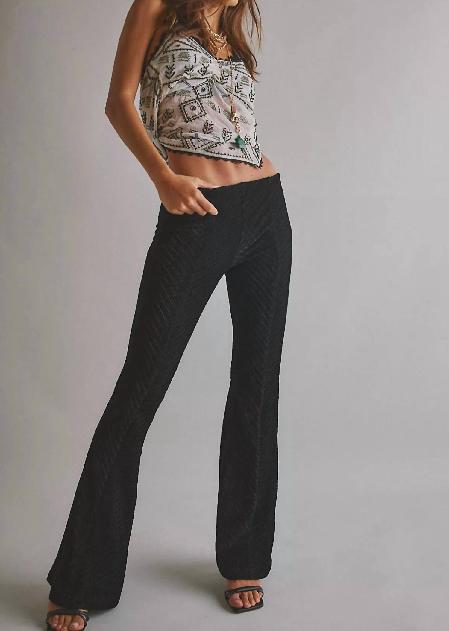 Free People - Penny Pull On Velvet Pants