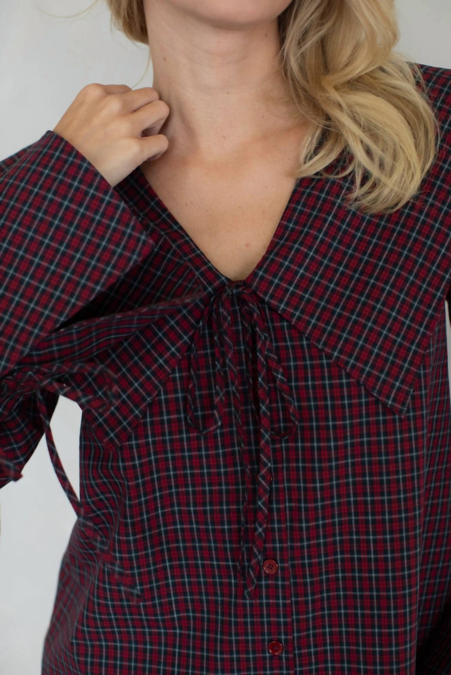 Things Between - Sylvette Checkered Top