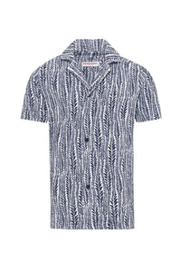 Orlebar Brown - Howell Toweling Fern Print Camp Shirt