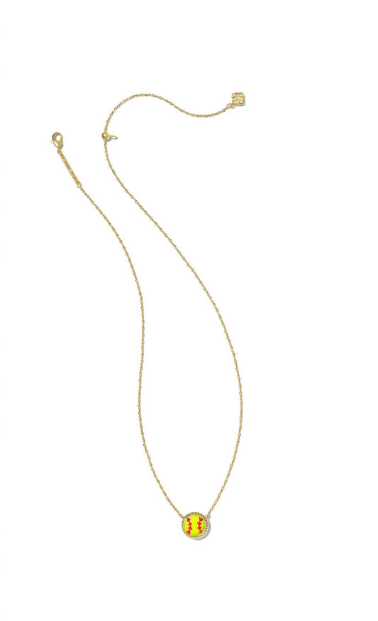 Kendra Scott - Women's Softball Short Pendant Necklace
