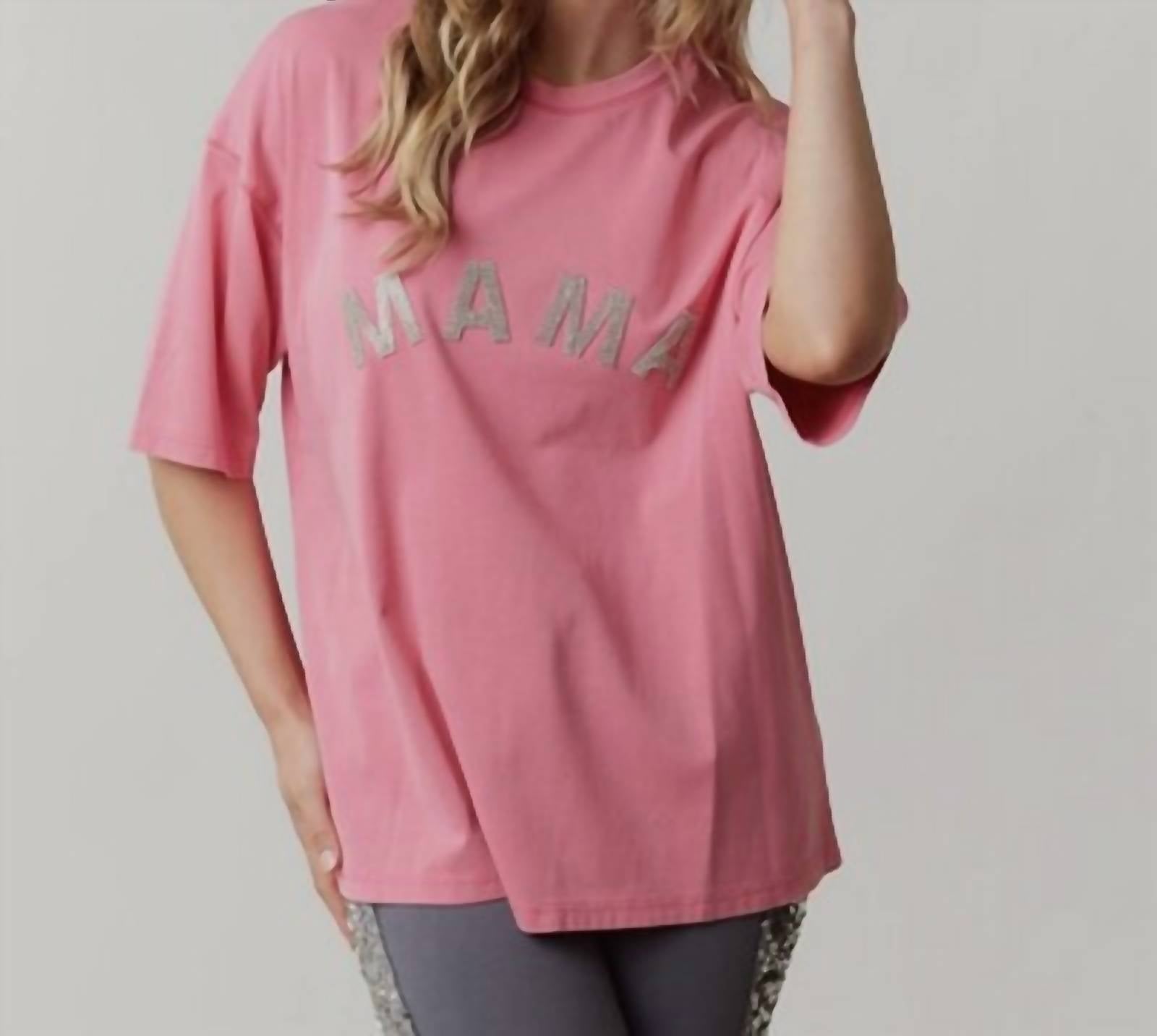 Fantastic Fawn - Embellished Mama Patch Tee