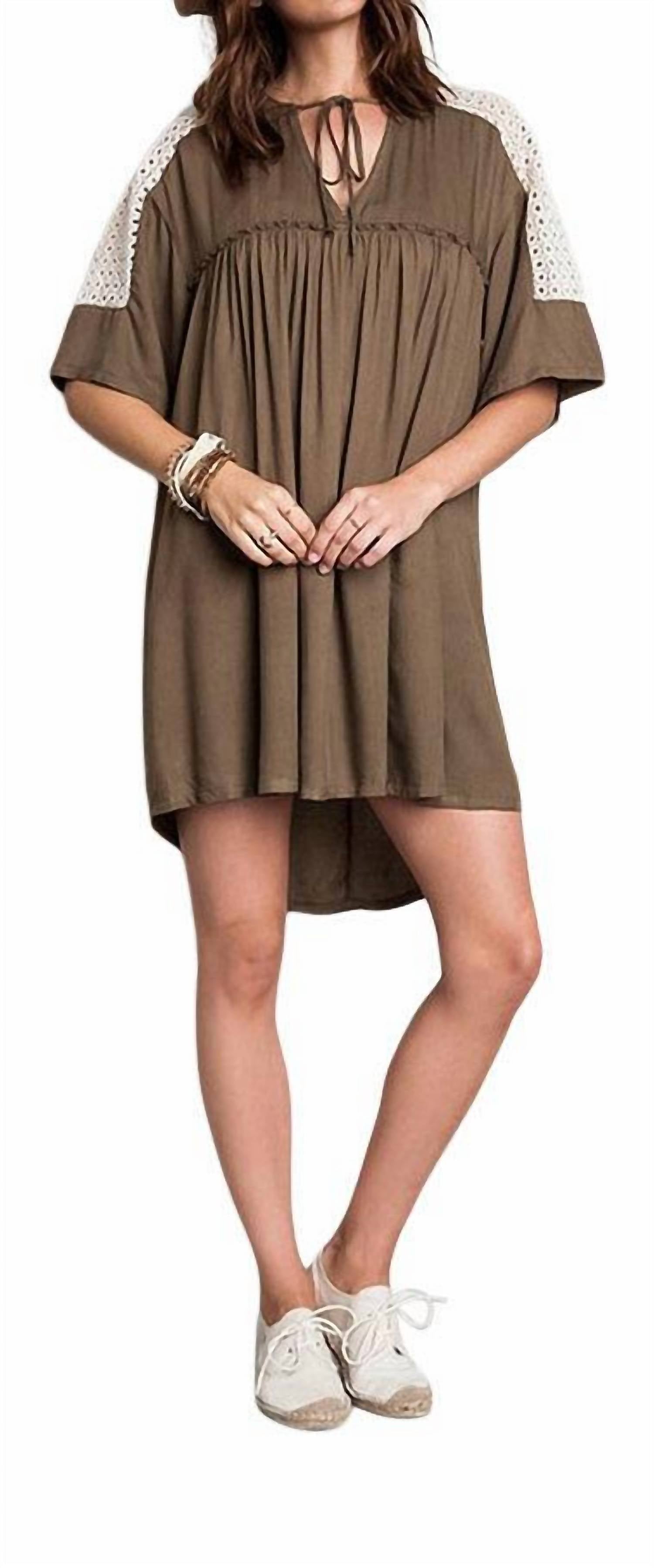 Umgee - Crochet Baby Doll Dress