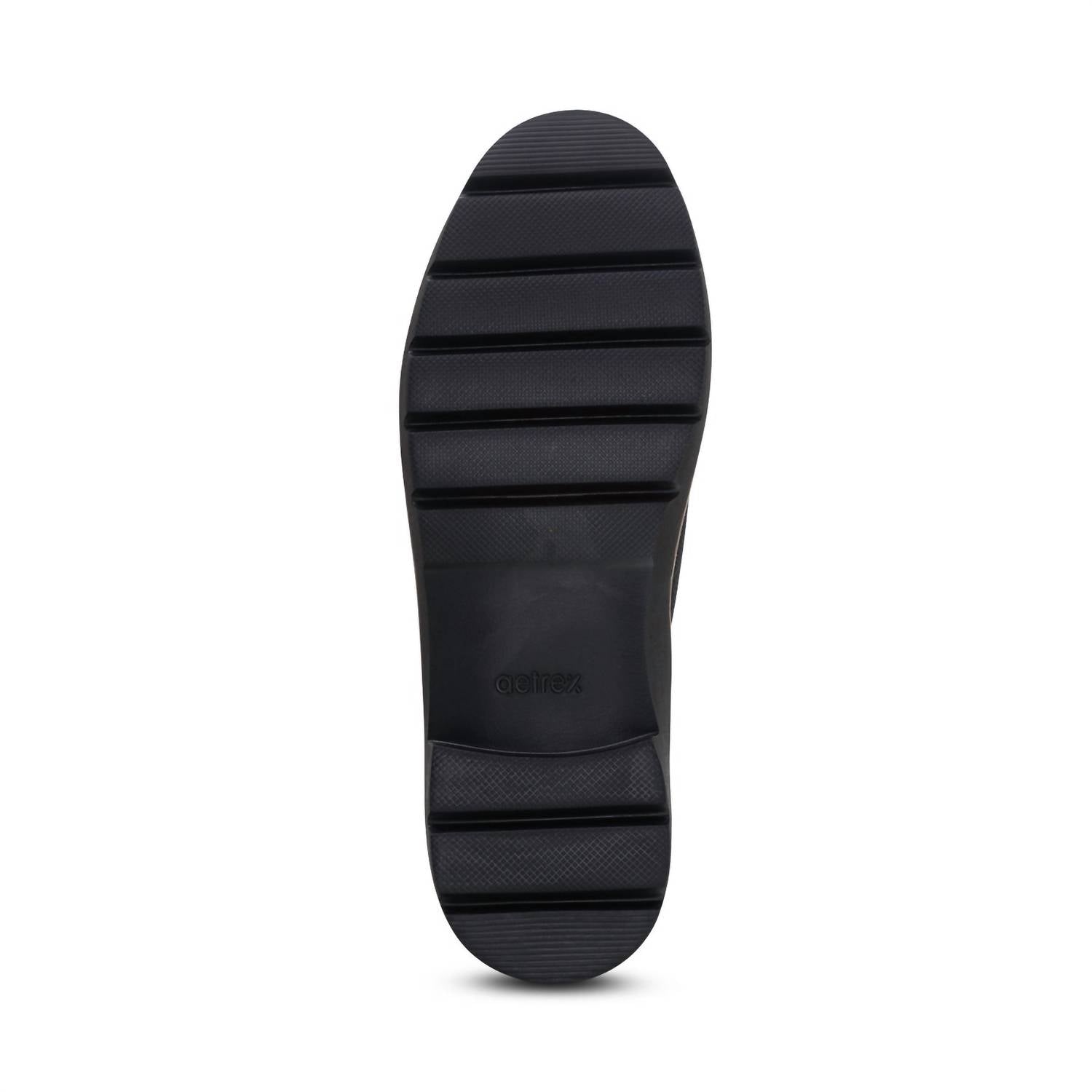 Aetrex Women's Chloe Slip On Loafers in black 1 - women's flats - alternate view