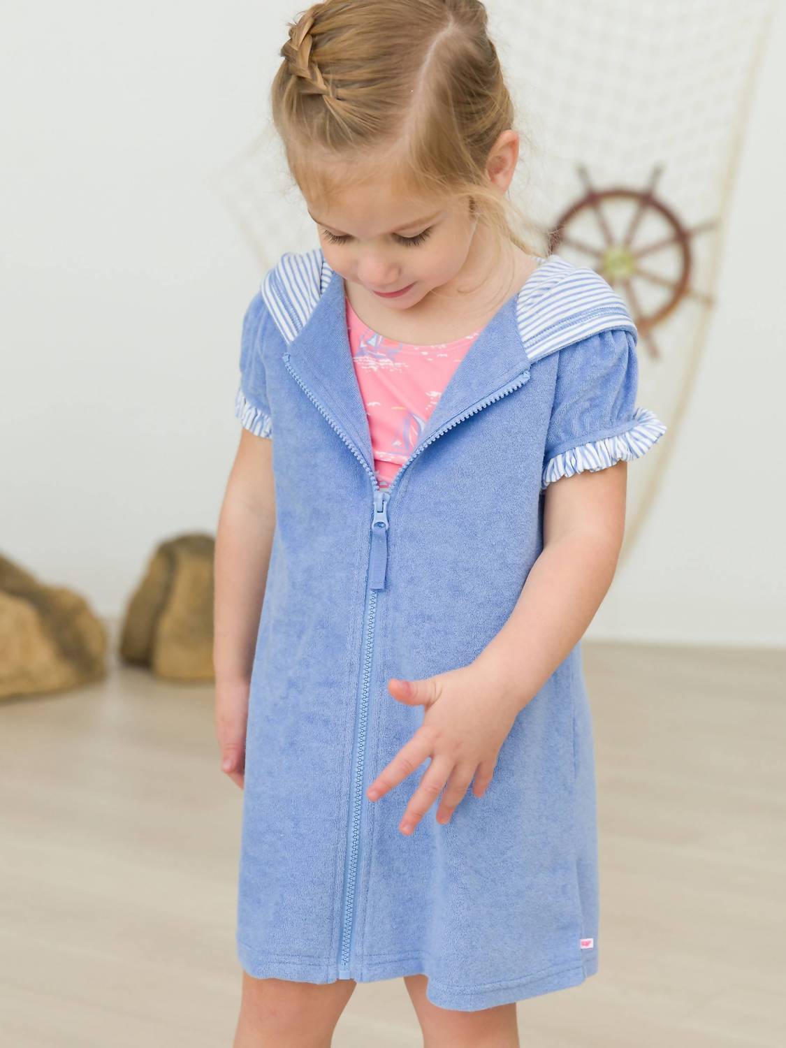 Rufflebutts - Terry Full-zip Cover Up