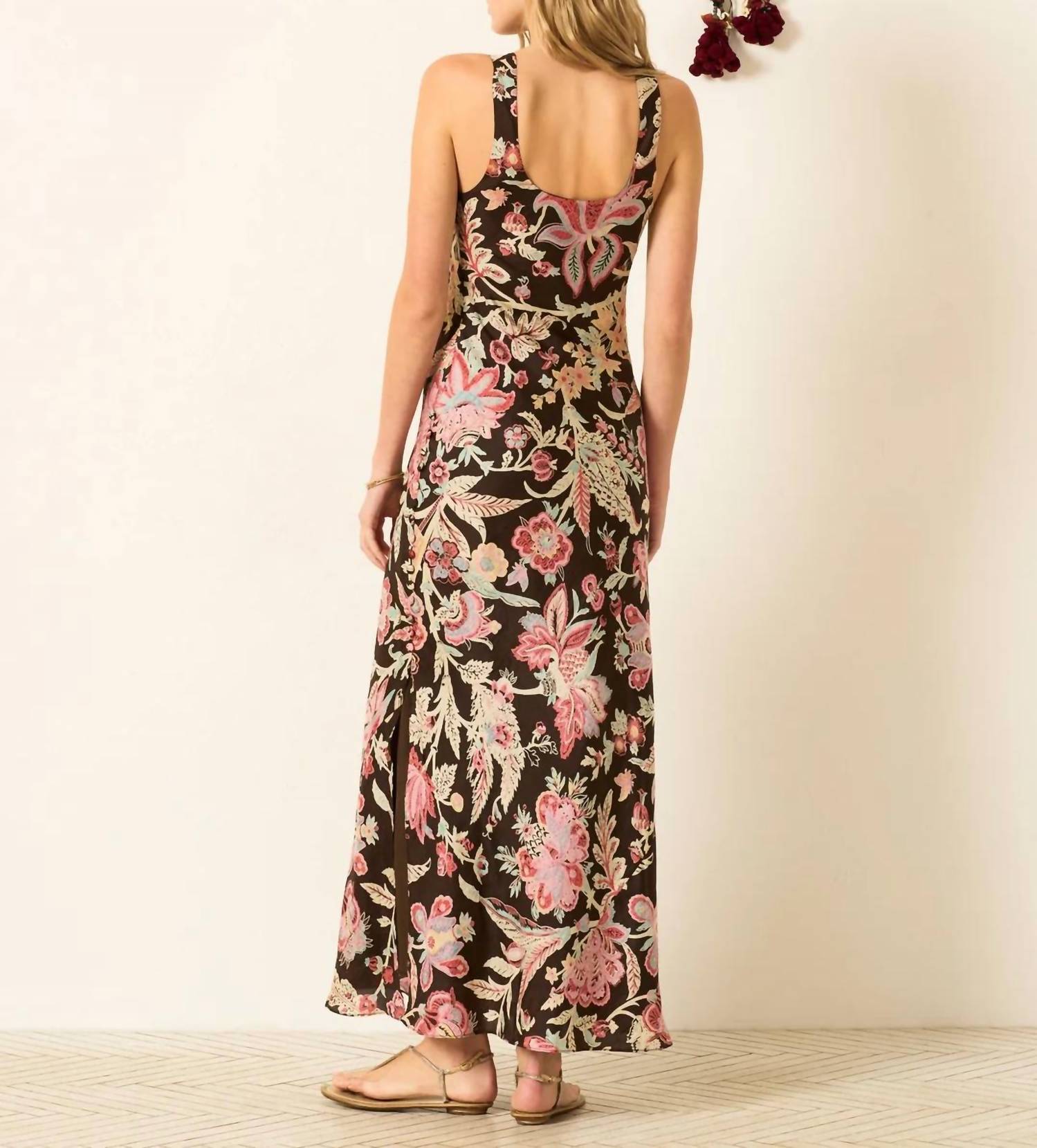Alix Of Bohemia - Adele Floral Silk Dress