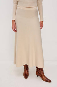 Rails Odita Maxi Skirt in winter ivory - women's skirt - detail view