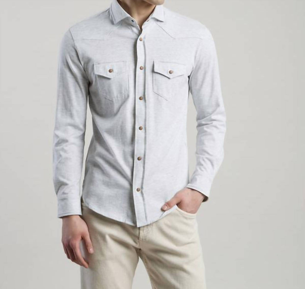 Eleventy - Albini Cotton Sports Shirt