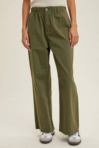 Wishlist - Raw Edge Washed Denim Pant