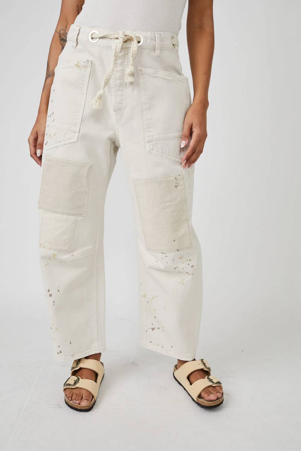Free People - Moxie Low Slung Pull On Jeans