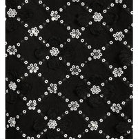 Abbey Glass - Rory Sequin Lattice Lace Top
