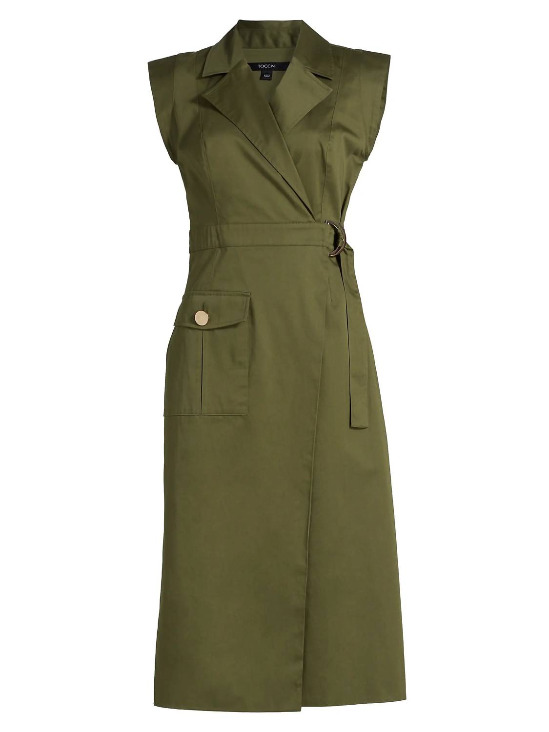 Toccin - Silvia Safari Wrap Midi Dress
