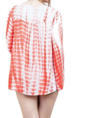 Kori - Tie Dye Lace Up Top