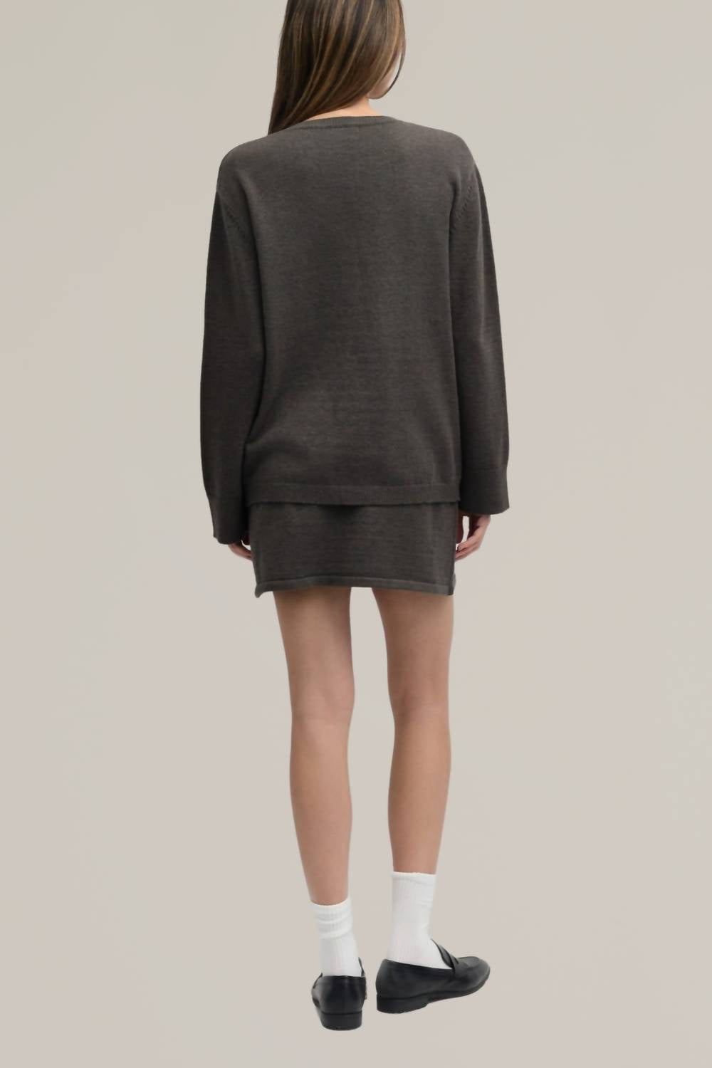 Mod Ref - Knit Sweater Tie Front Cardigan