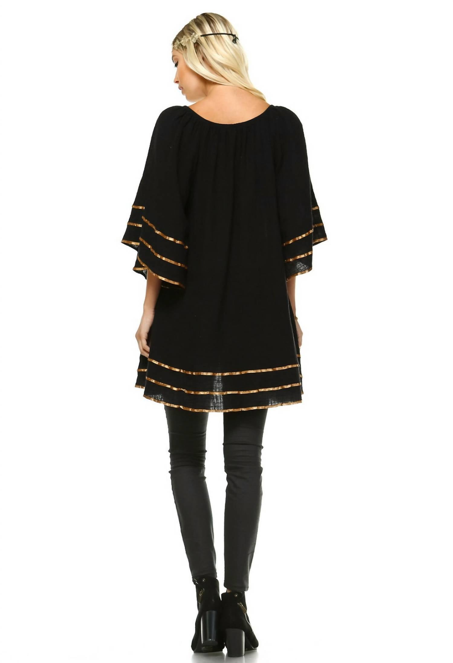 Velzera - Kimono Sleeve Swing Top
