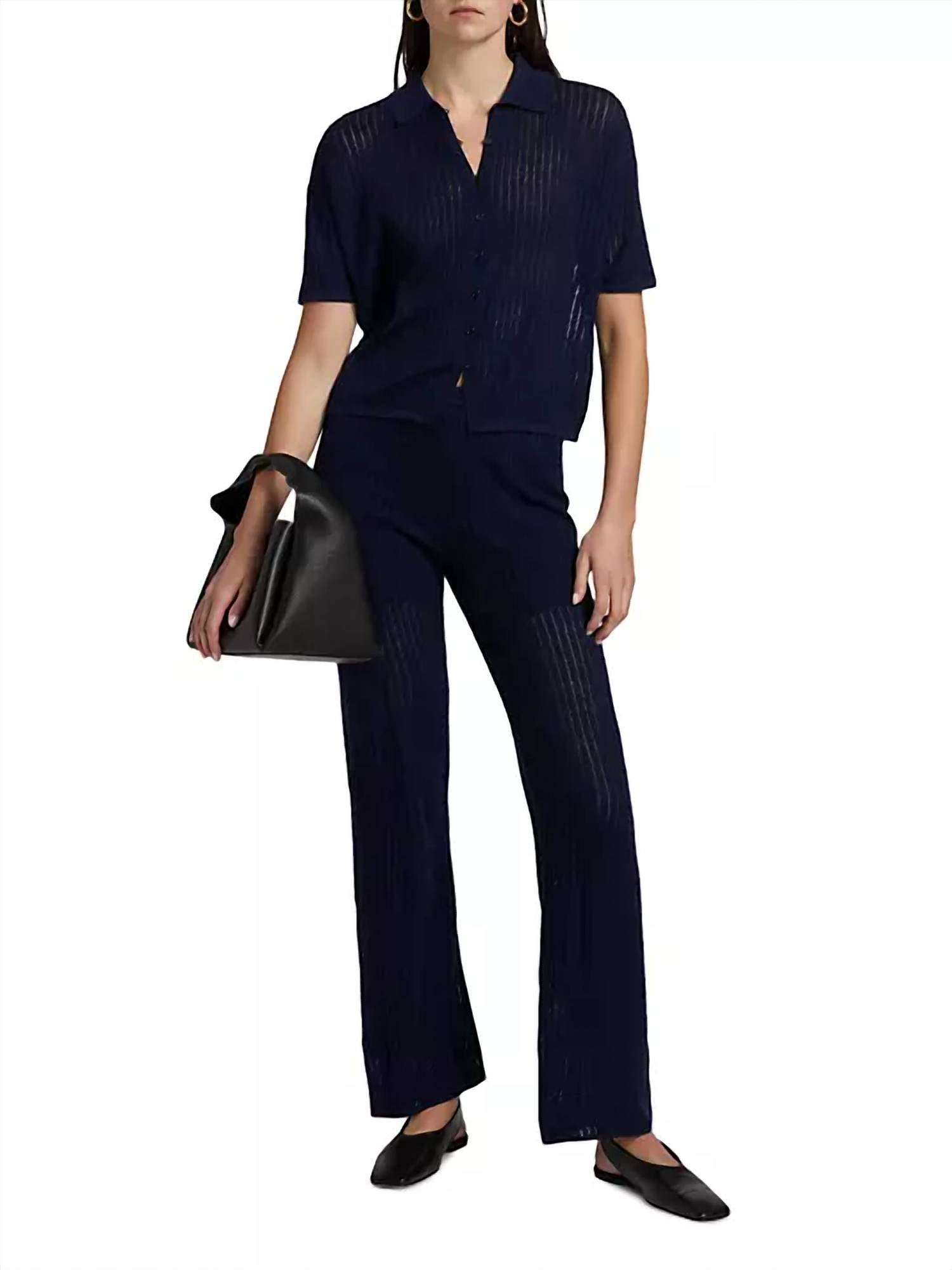 Naadam - Short-sleeve Button-up Shirt