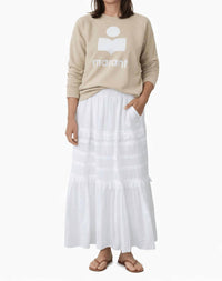 ISABEL MARANT Volodia Skirt in white - women's skirt