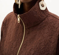 Joseph Ribkoff - Bomber Jacket With Funnel Collar