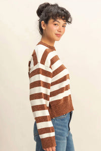 Double Zero - Stitched in Stripes Sweater
