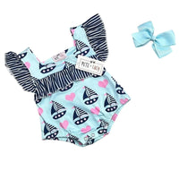 Pete + Lucy - Girls Sail Away Romper