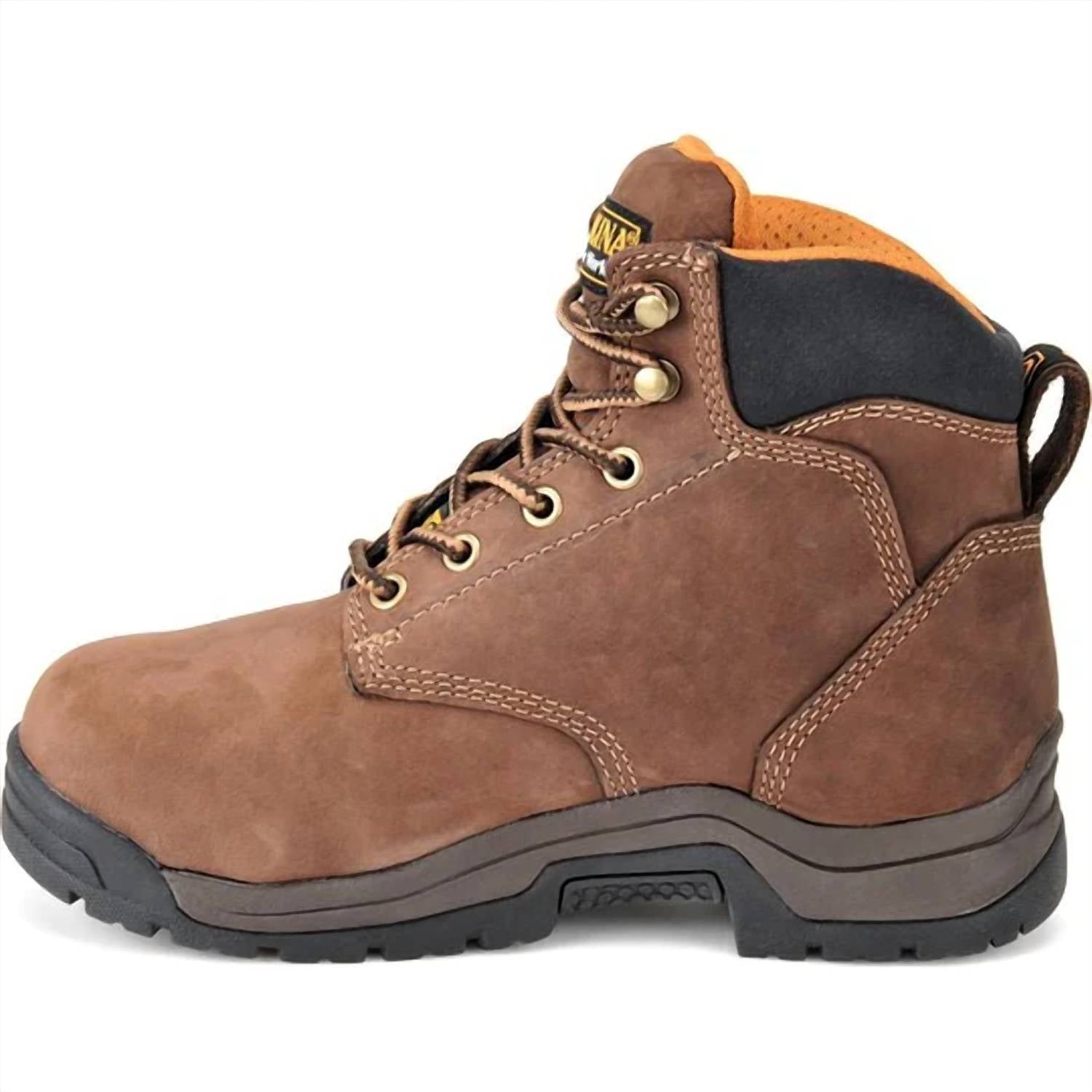 Carolina Women's Raleigh 5" Aluminum Toe Internal Metguard Work Boot CA1428 in brown - women's shoe - view 4