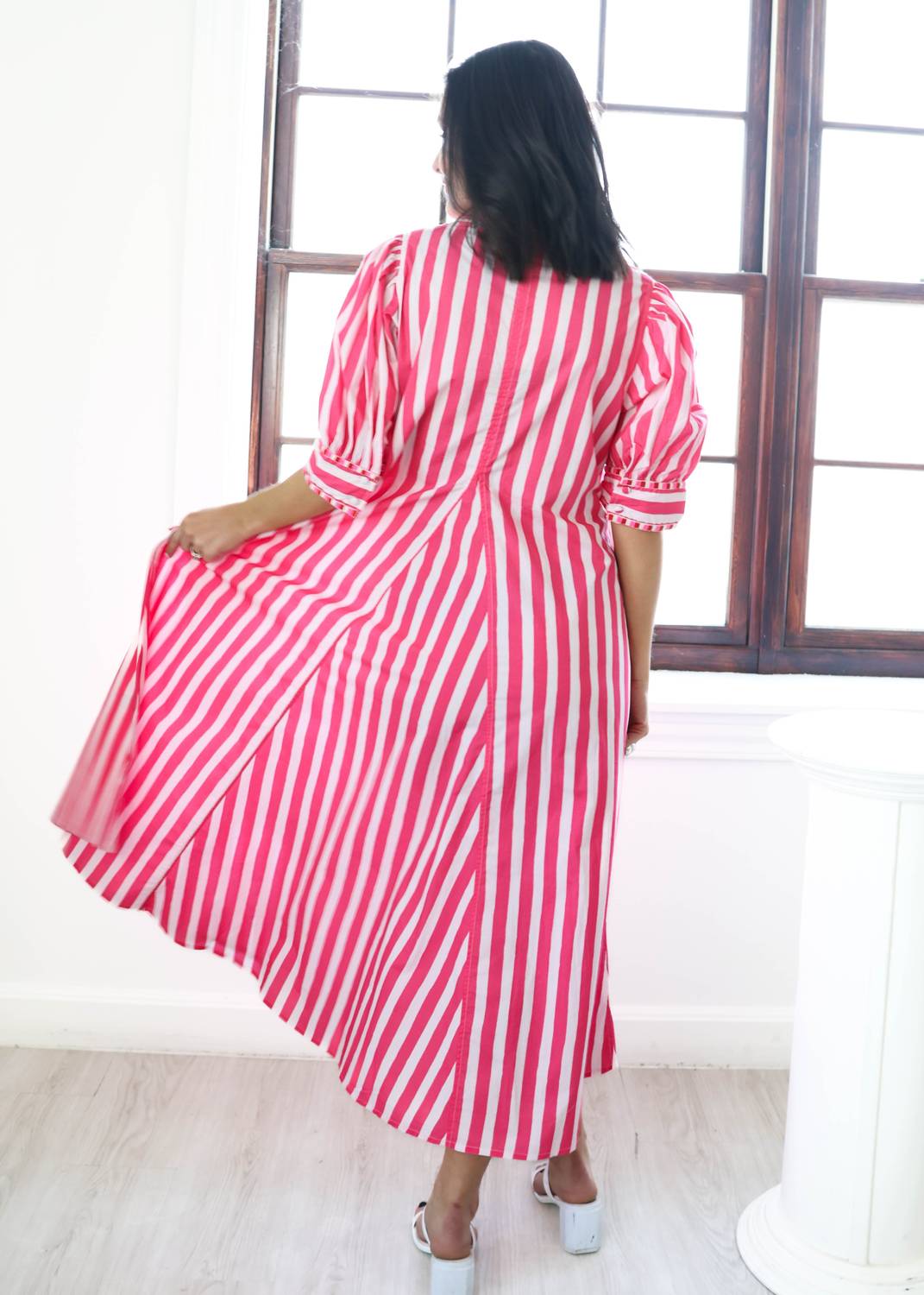 Vero Alfie - Striped Doll Dress