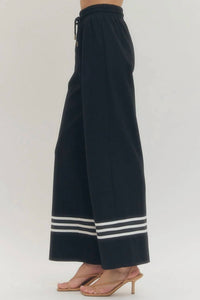 Entro - Trim Wide-Leg Pants