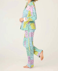 Pj Salvage - Howdy Honey Paisley 3-piece Flannel Pj Set