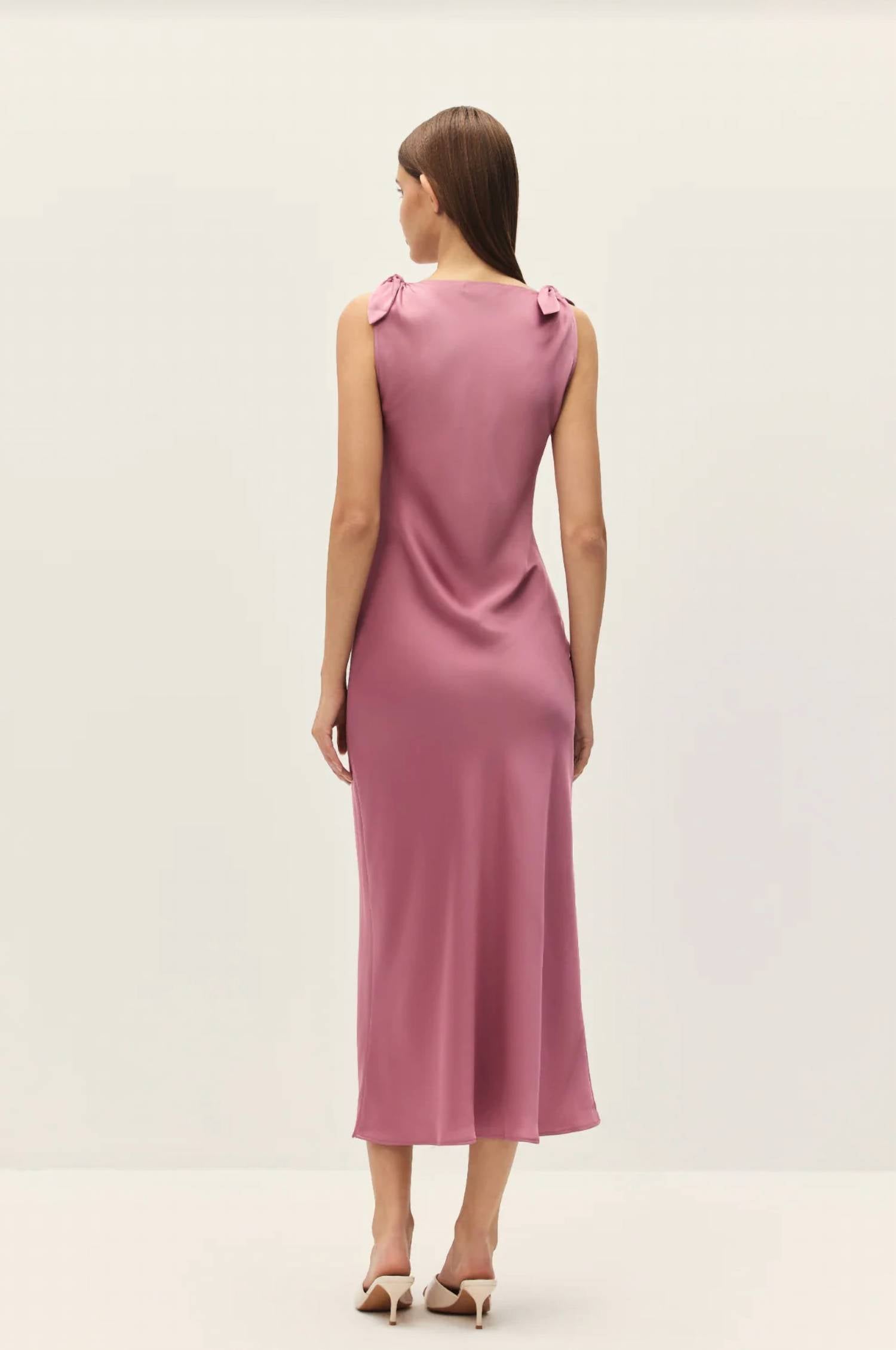 Elodie - Belle Satin Midi Dress