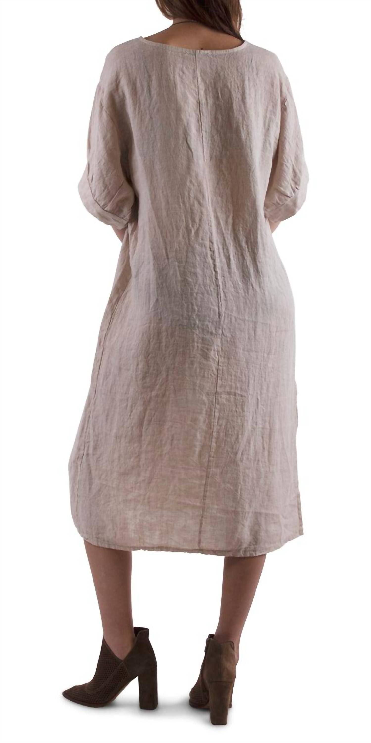 Gigi Moda - Matera Linen Midi Dress