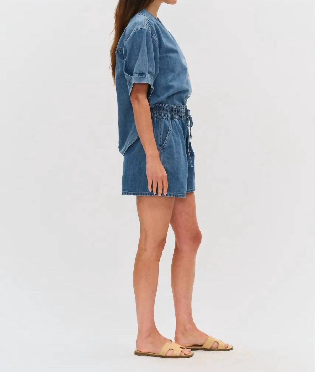 Six/Fifty - Emma Denim Elastic Waist Short