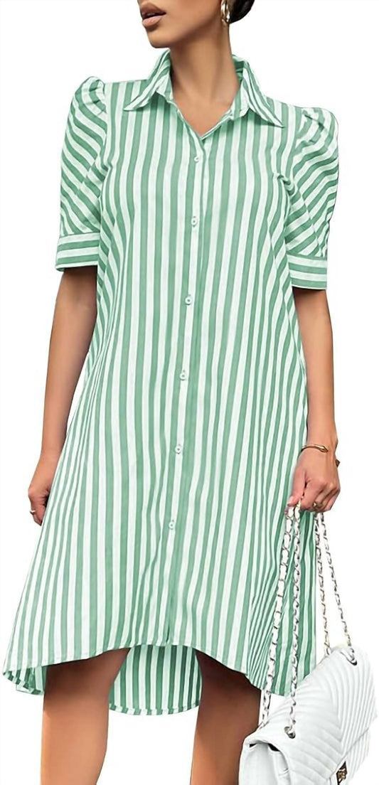 Cezele - Vibrant Vibe Wide Stripe Dress