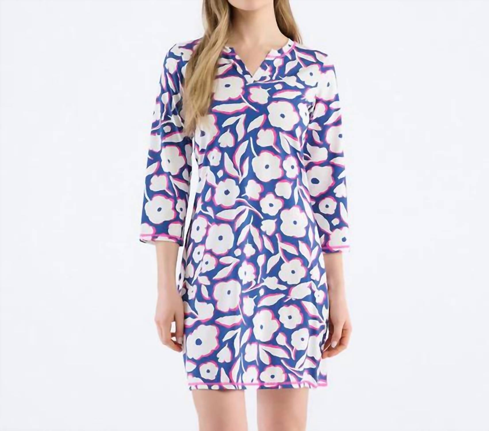 Hatley - Notch Neck Mini Dress