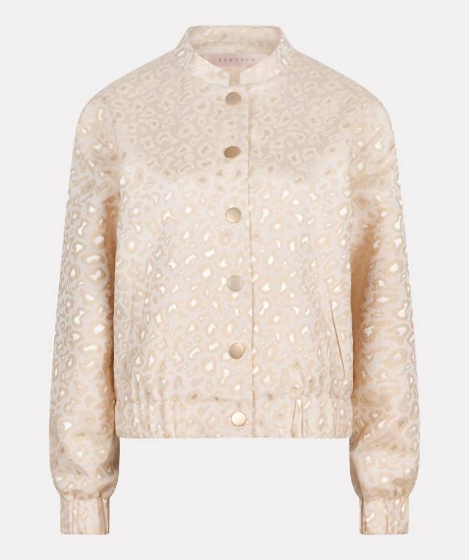 Esqualo - Fancy Jaquard Bomber Jacket