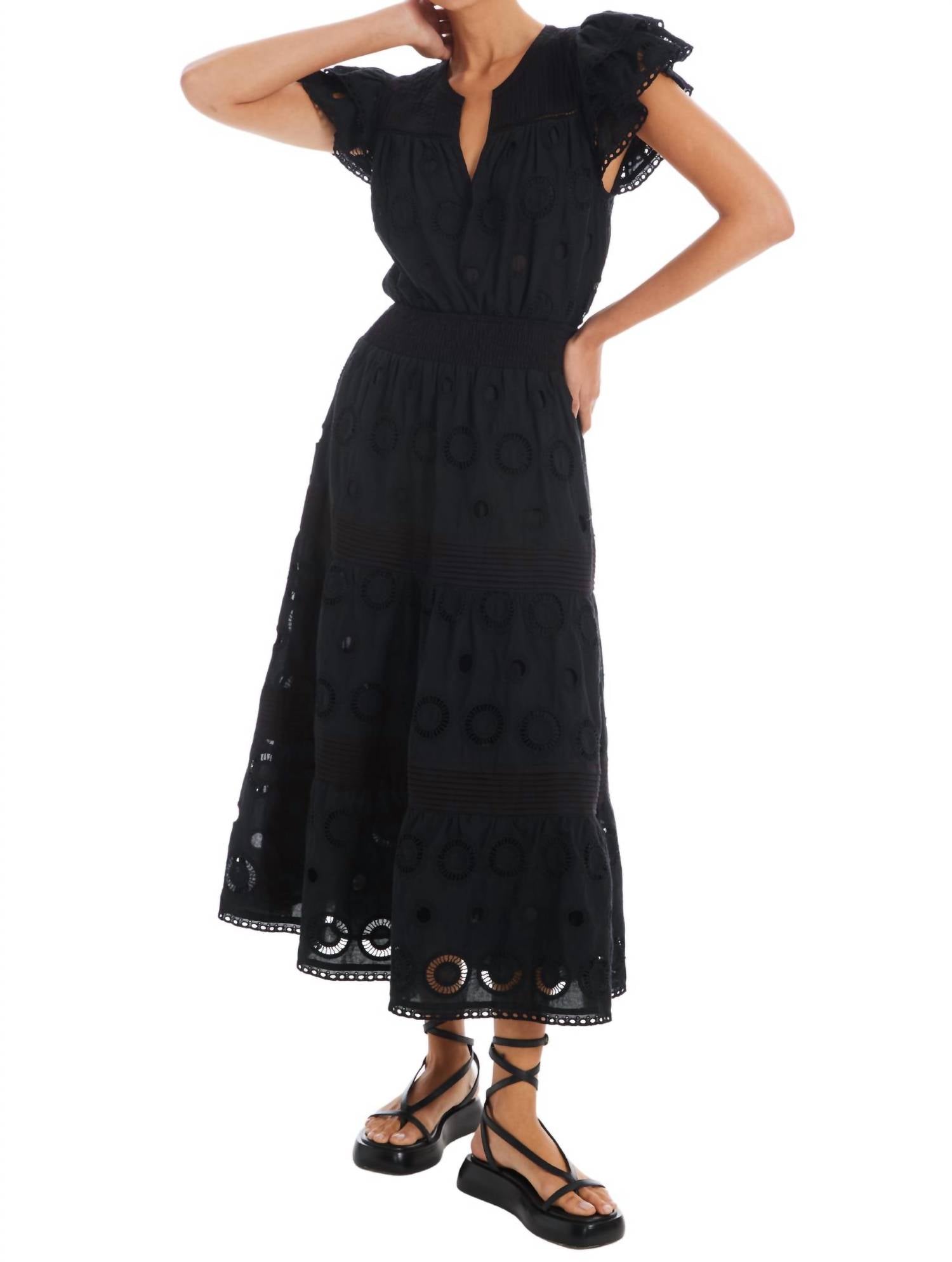 ALLISON NEW YORK LORALAI SKIRT in black - women's skirt - alternate view