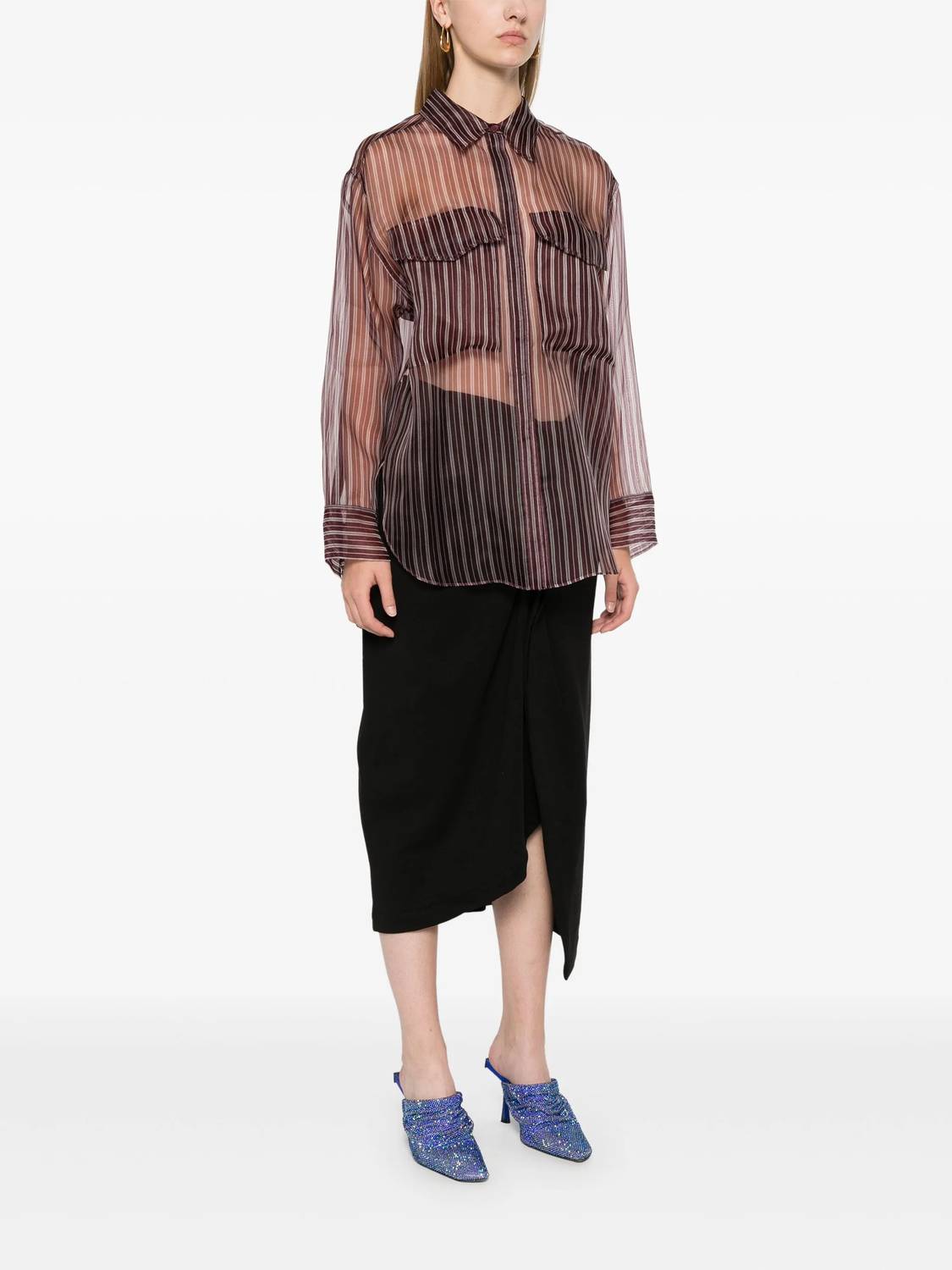 Dorothee Schumacher - Transparent Stripe Blouse