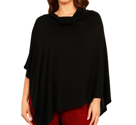 Solid Asymmetrical Poncho