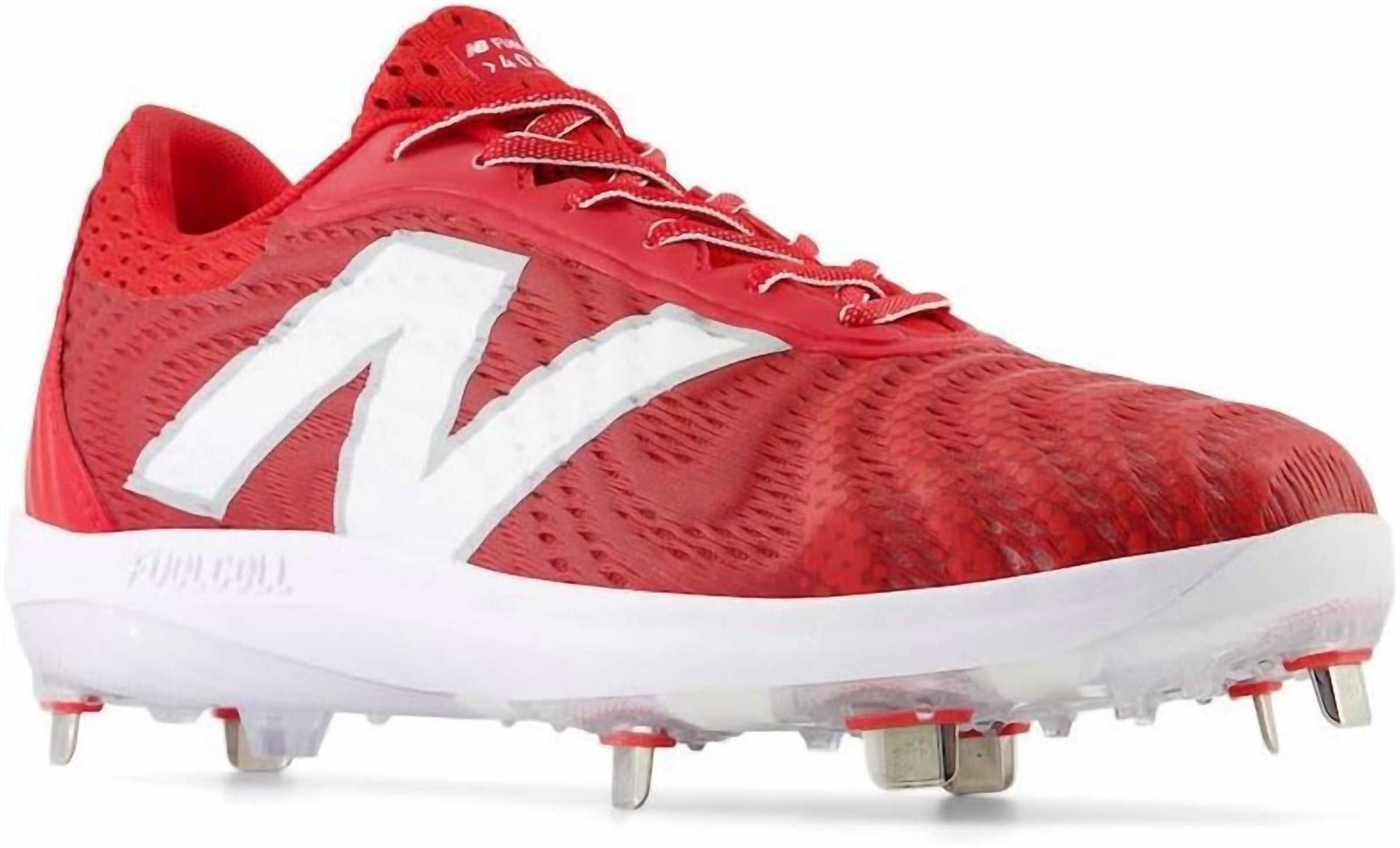 New Balance Unisex - Fuelcell 4040v7 Metal Athletic Shoes in red - men's shoe - alternate view