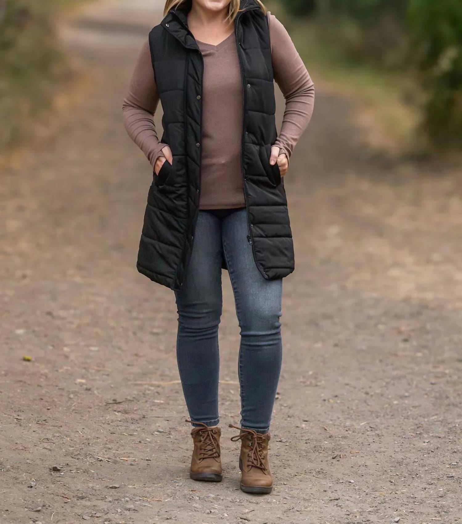 Michelle Mae - Harlow Long Vest
