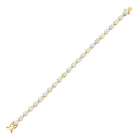 Diana M Jewels - Women's Pear Lab-Grown Diamond Jewelry Bracelet (35.00 Ct) - Signature