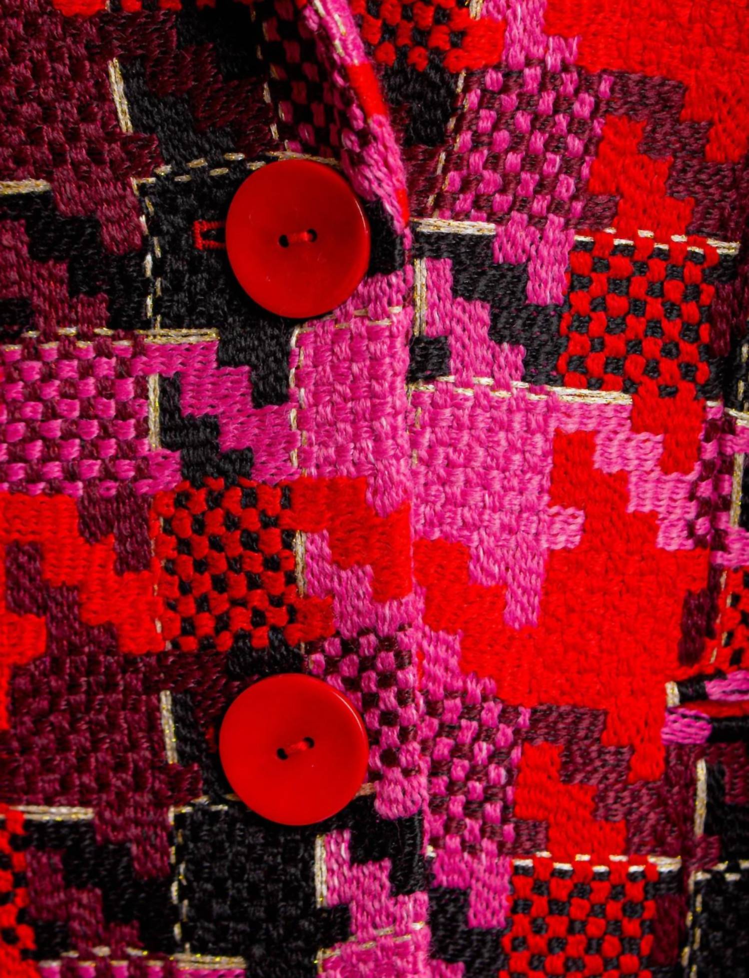 Alison Sheri - PREPPY PINK/ RED BLAZER