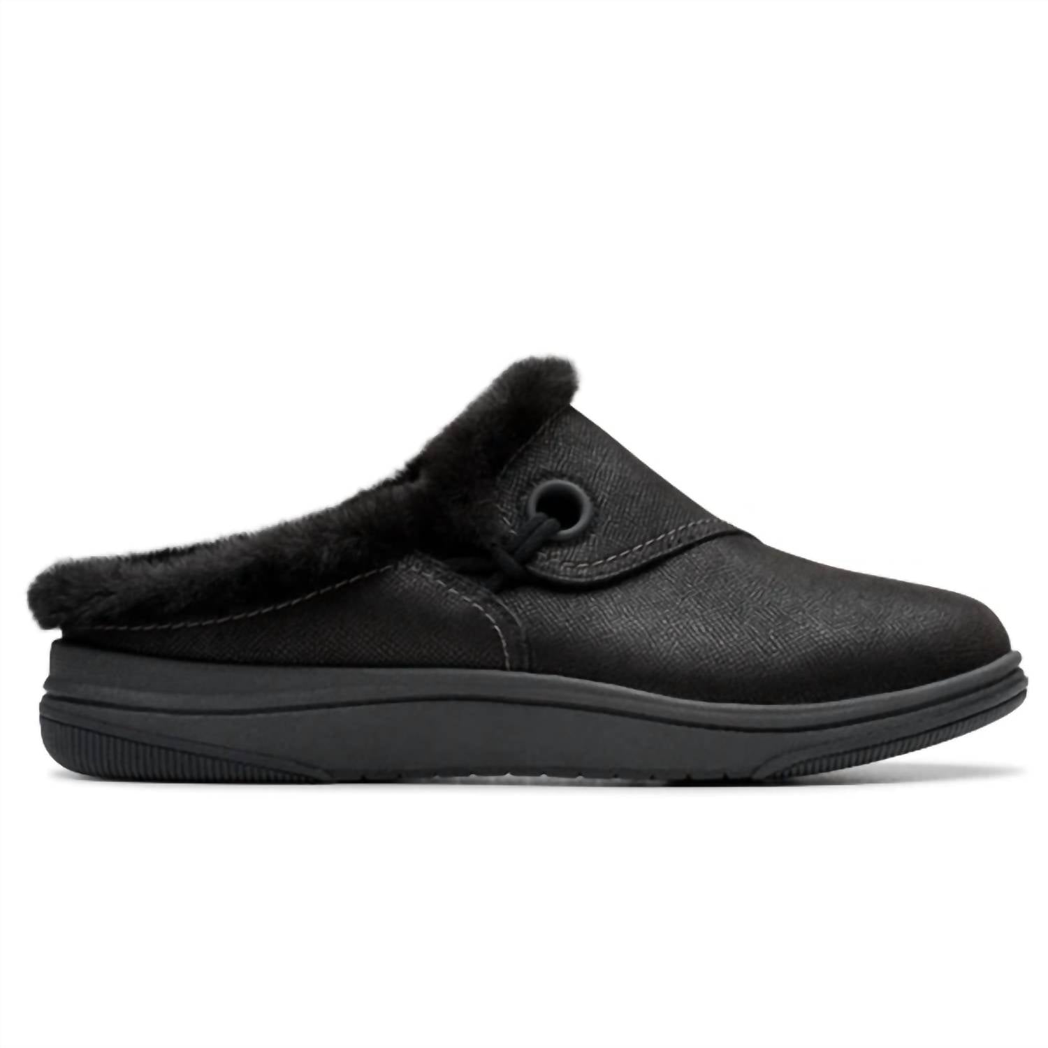Clarks Women's Breeze Myth Clogs in black - women's shoe